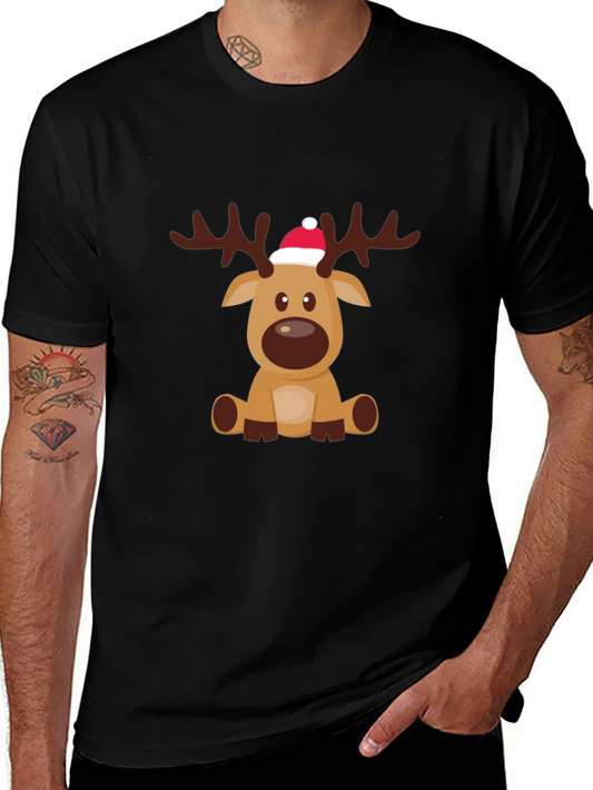 Reindeer Graphic Tee - Holiday Cheer