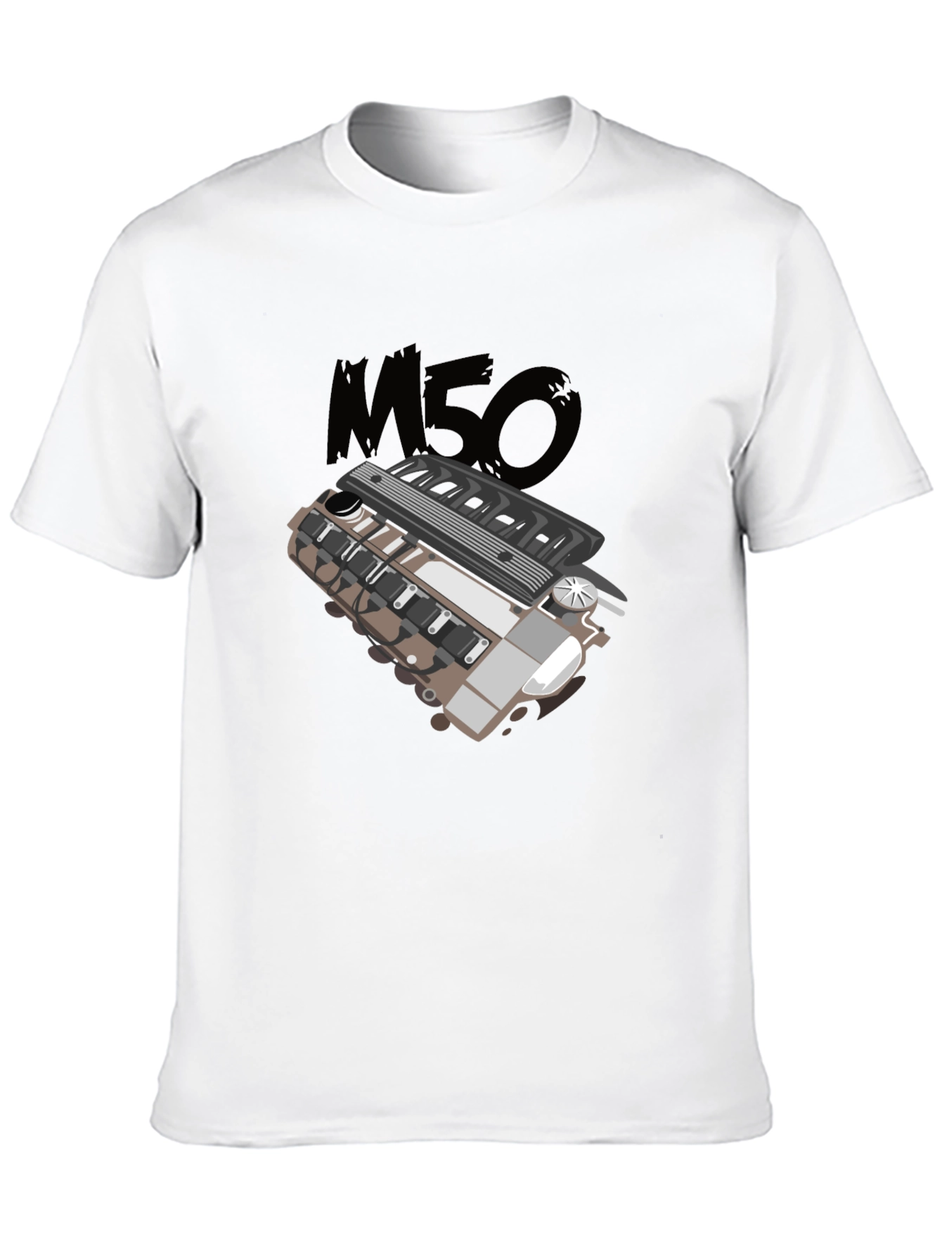 M50 Engine T-Shirt - Classic Car Enthusiast Apparel