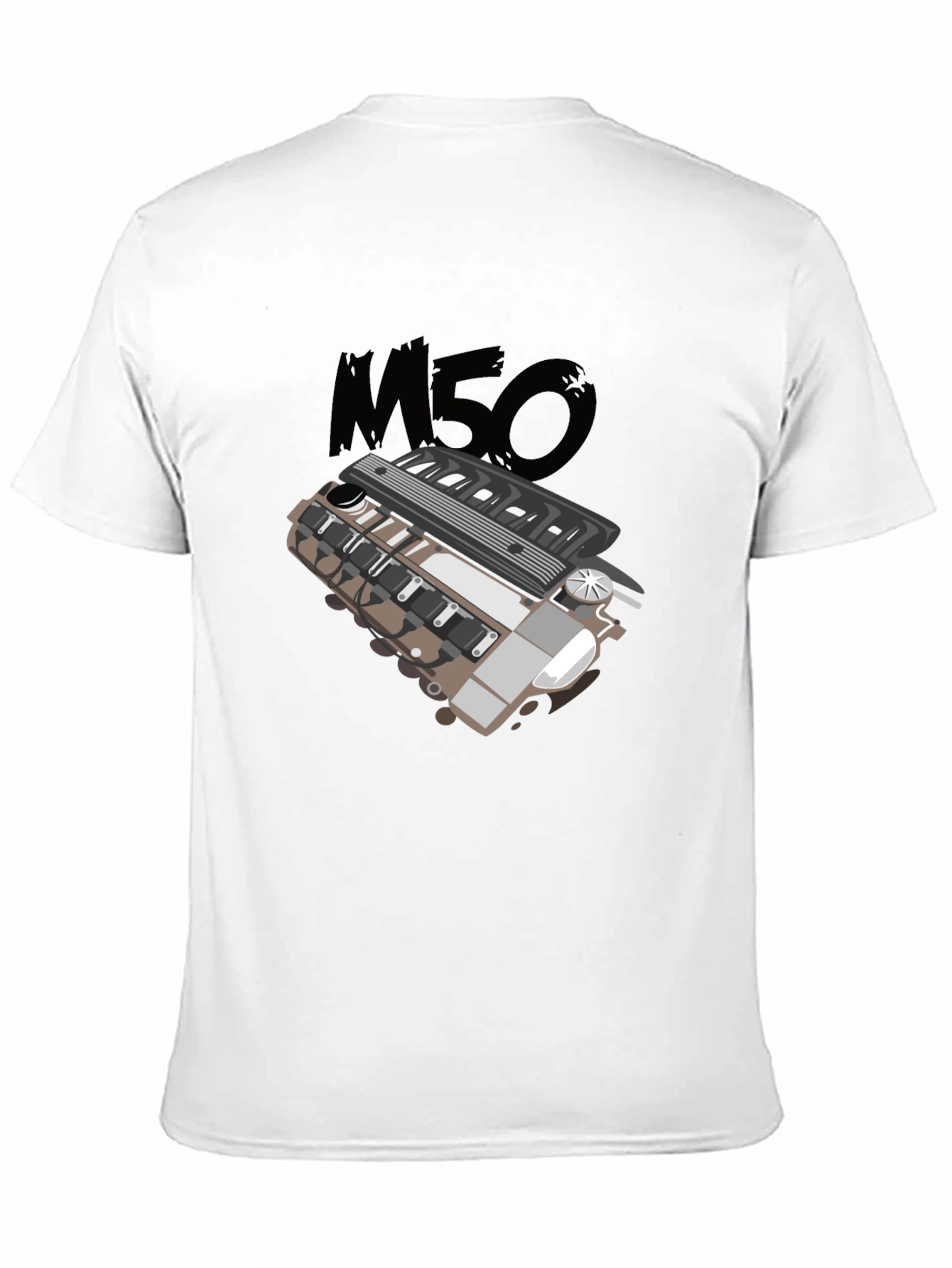 M50 Engine T-Shirt - Classic Car Enthusiast Apparel