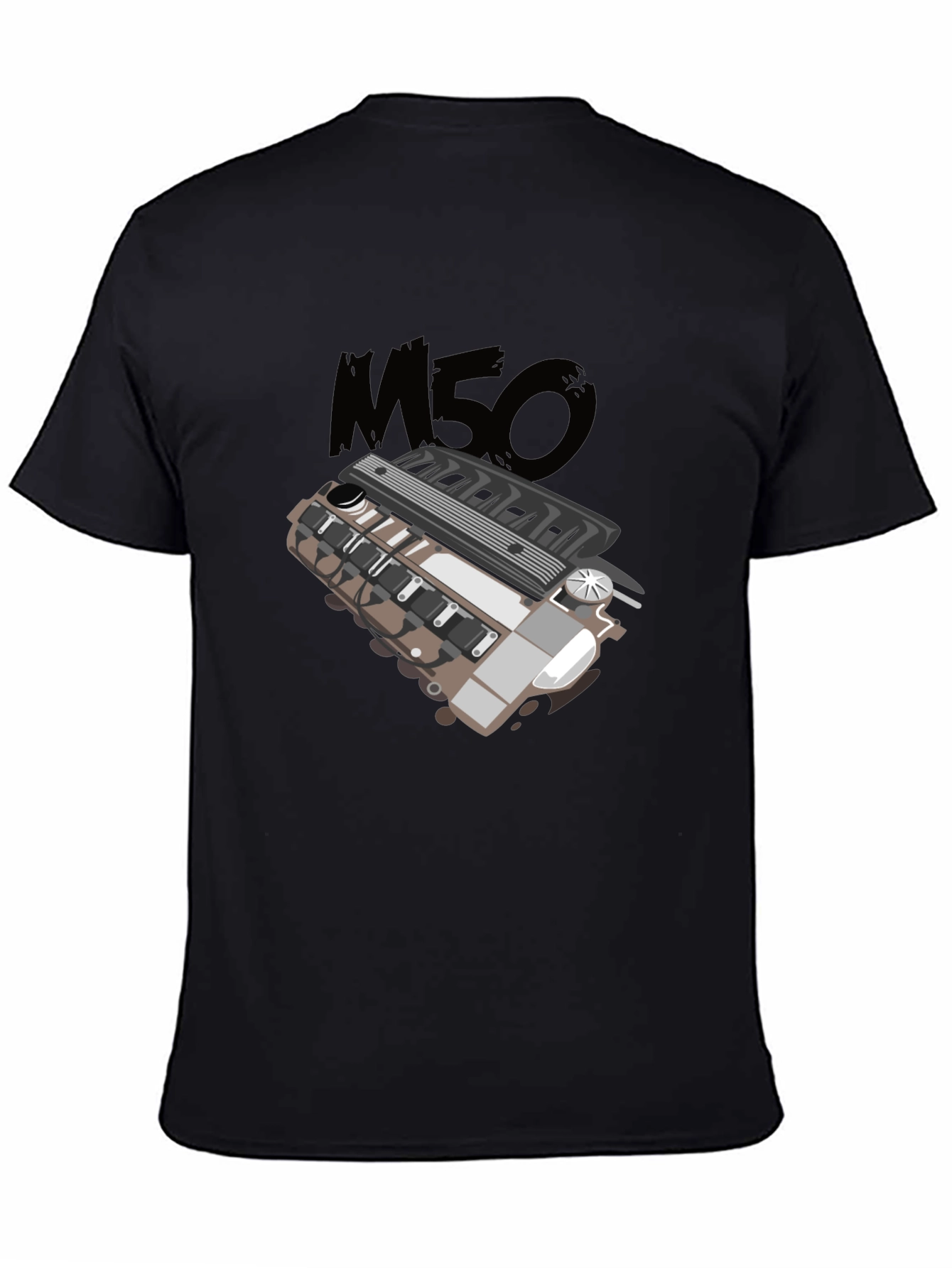M50 Engine T-Shirt - Classic Car Enthusiast Apparel
