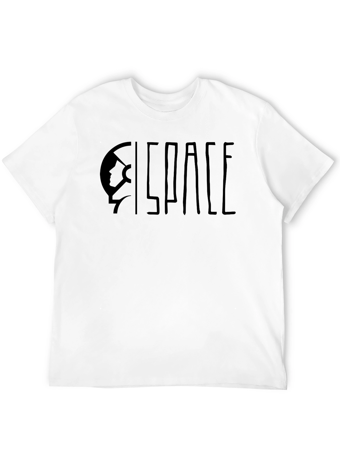 Cispace Black Graphic Tee - Unique Design