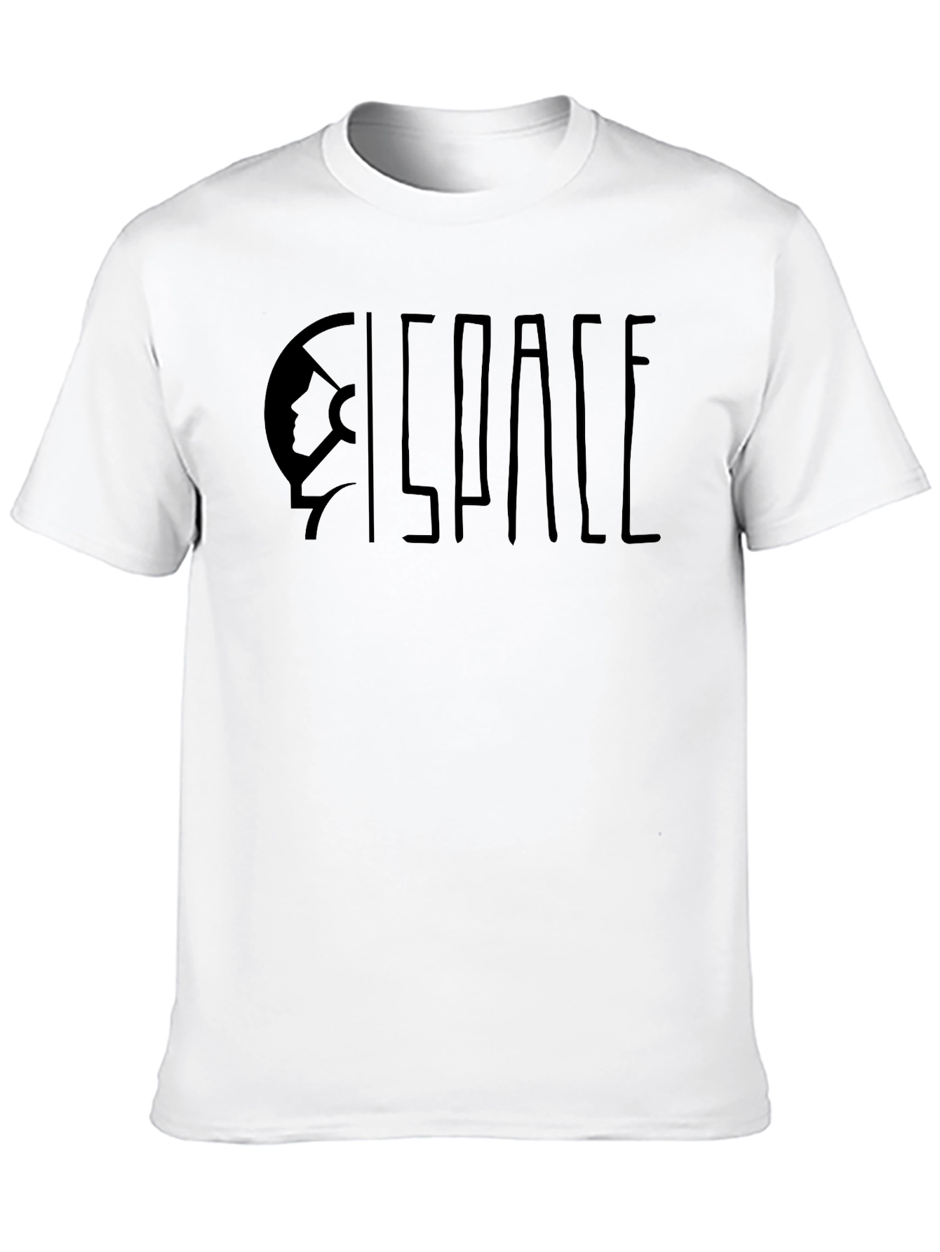 Cispace Black Graphic Tee - Unique Design