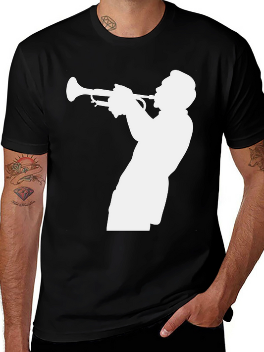 Jazz Trumpet Player Graphic T-Shirt