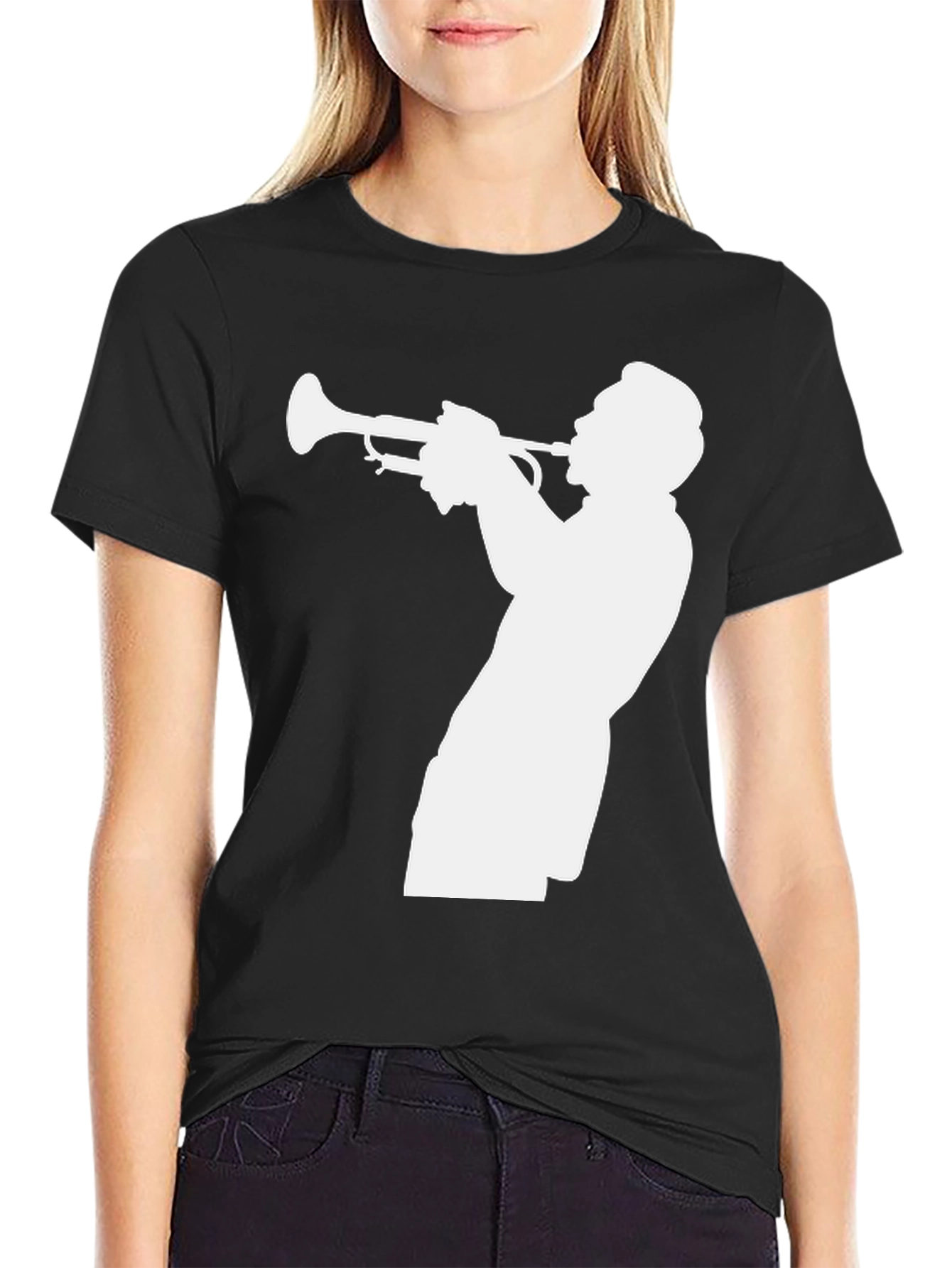 Jazz Trumpet Player Graphic T-Shirt