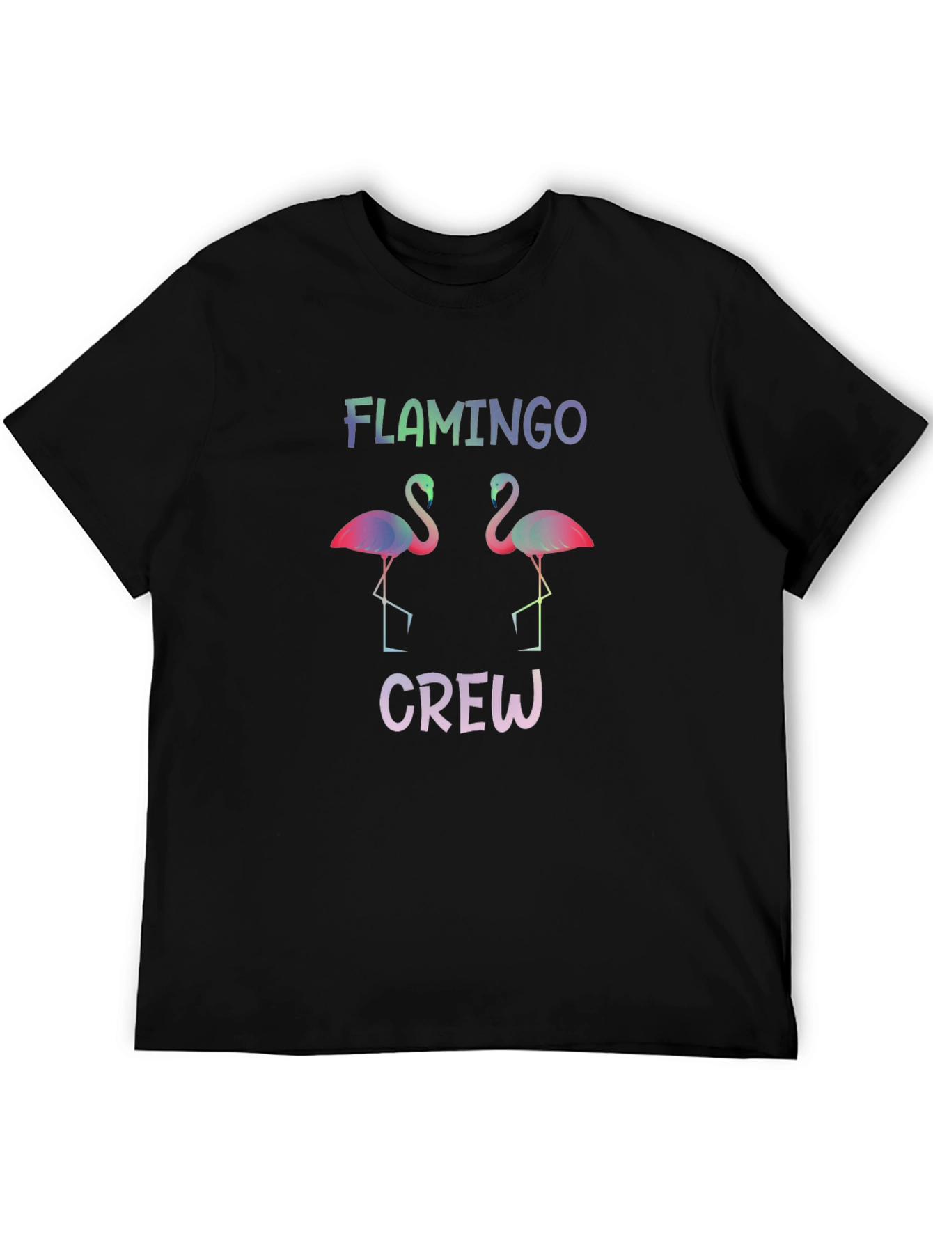 Flamingo Crew Graphic Tee - Mens Casual Shirt