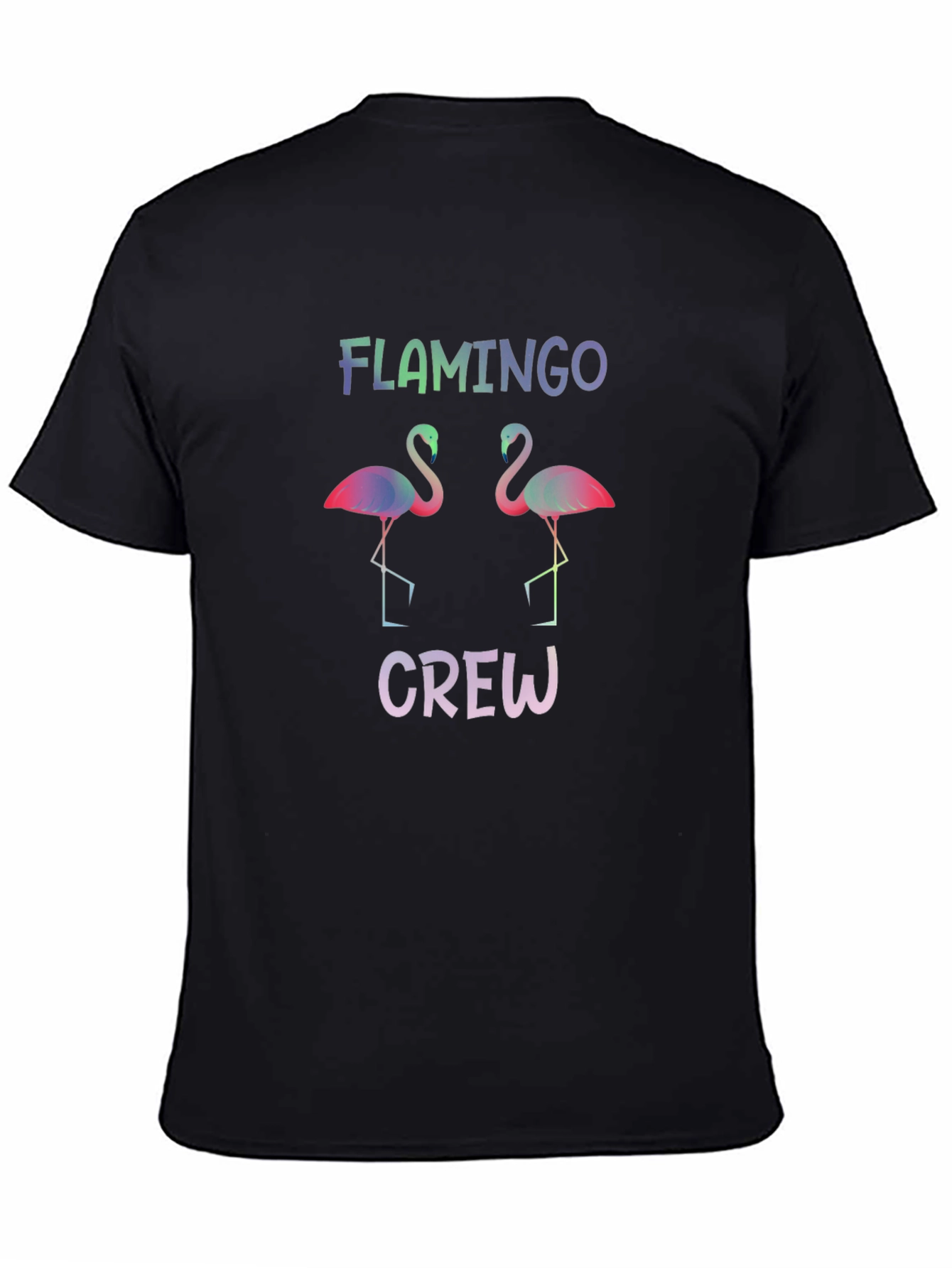 Flamingo Crew Graphic Tee - Mens Casual Shirt