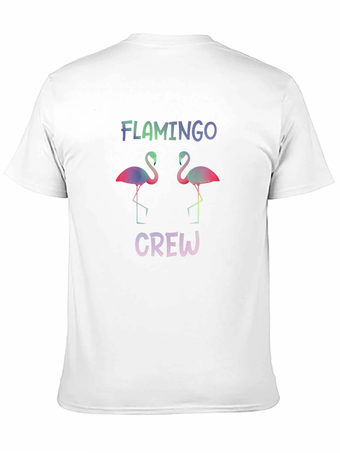 Flamingo Crew Graphic Tee - Mens Casual Shirt
