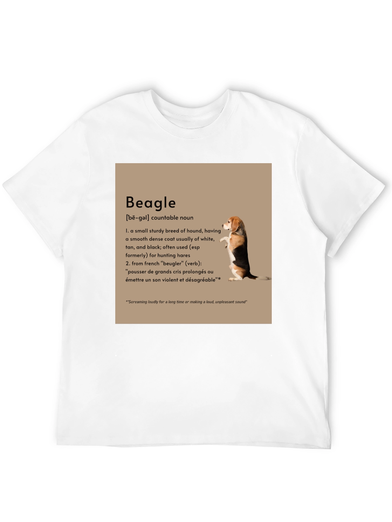 Beagle Definition Graphic T-Shirt - Dog Lover Tee