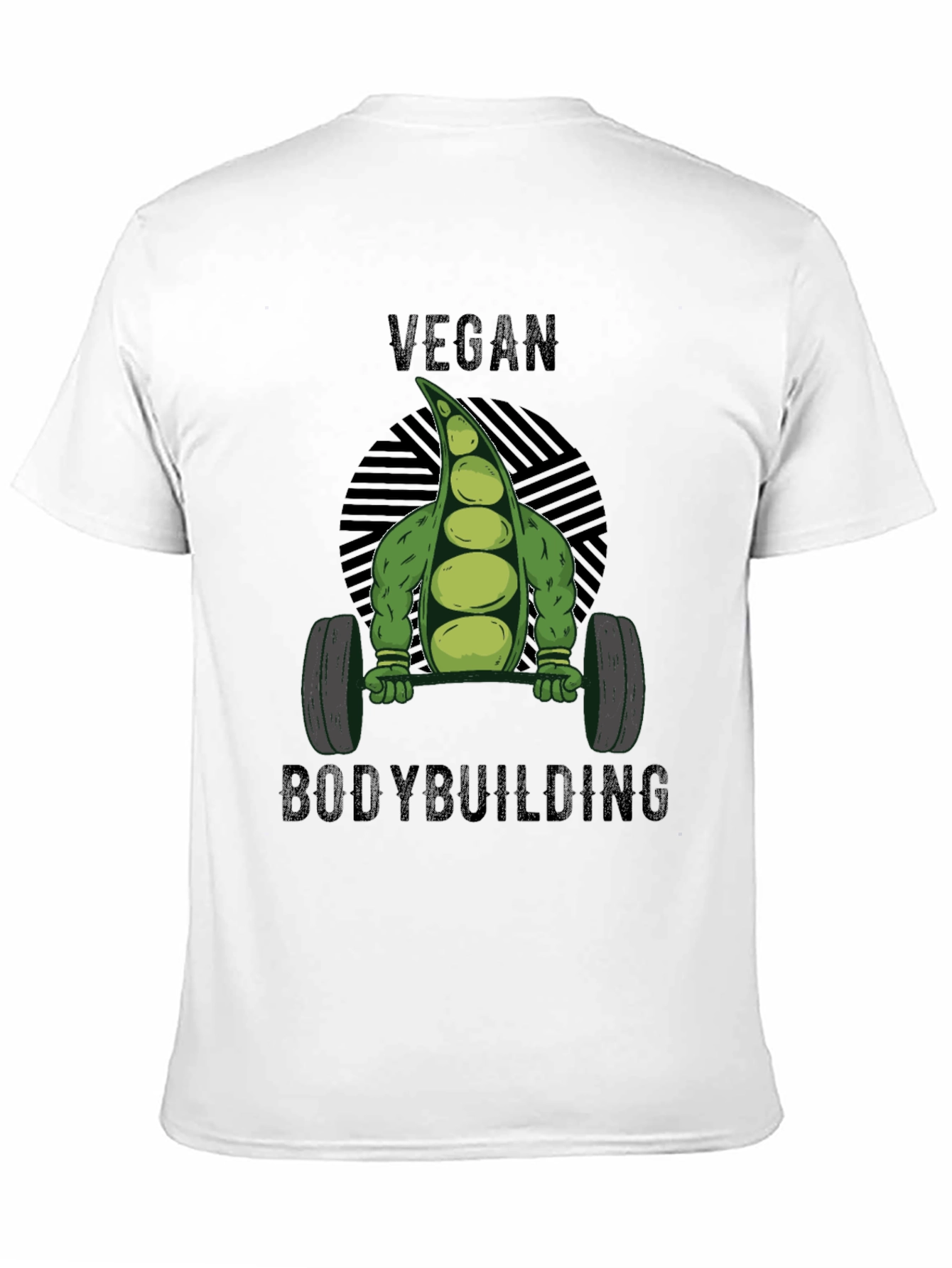 Vegan Bodybuilding T-Shirt - Weightlifting Plant Power!