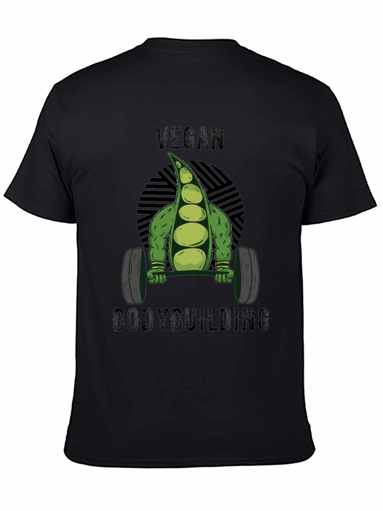 Vegan Bodybuilding T-Shirt - Weightlifting Plant Power!