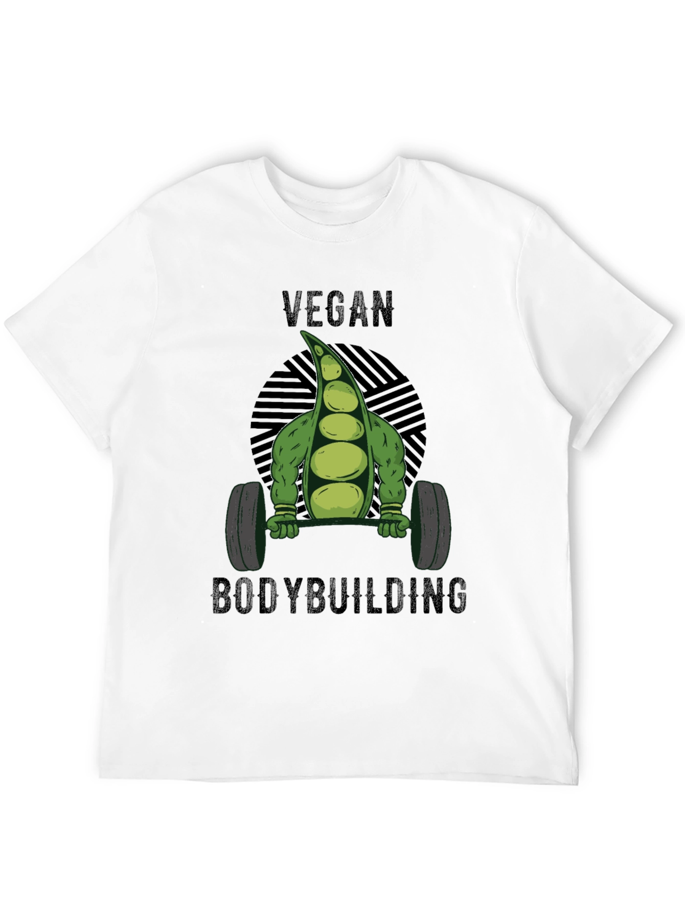 Vegan Bodybuilding T-Shirt - Weightlifting Plant Power!