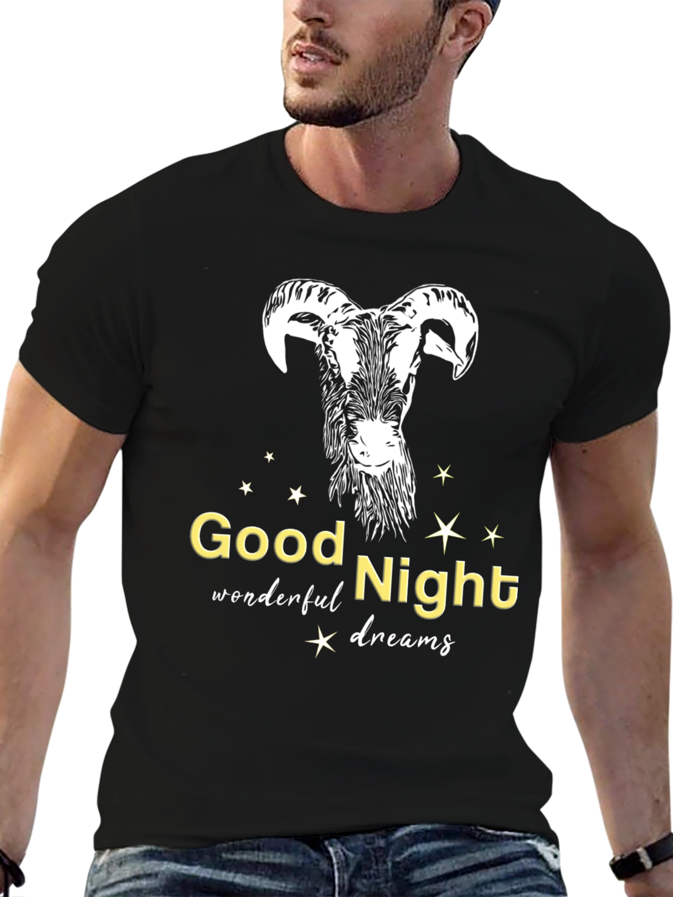 Good Night Dreams Goat T-Shirt