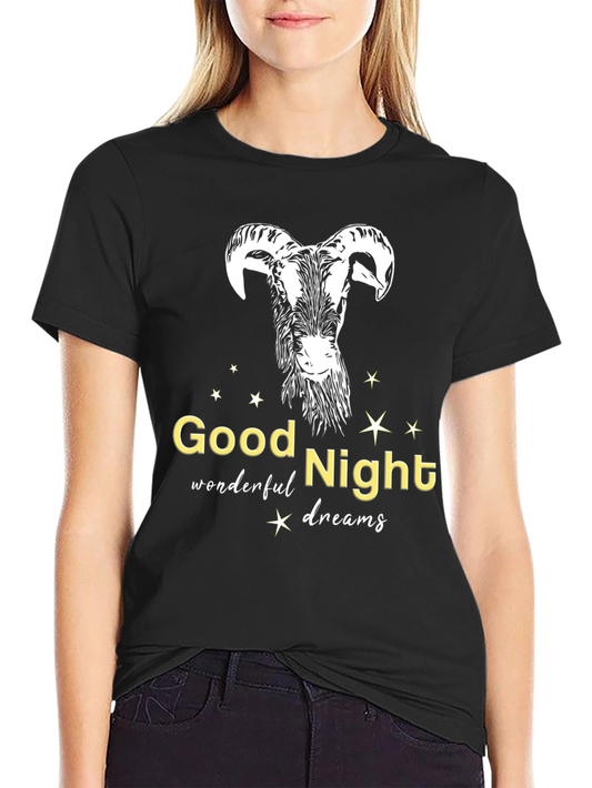 Good Night Dreams Goat T-Shirt