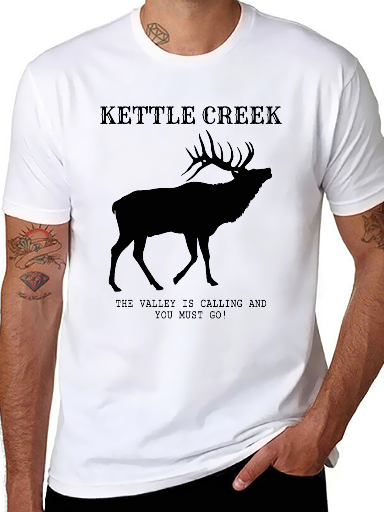 Kettle Creek Elk Graphic Tee - Valley Calling