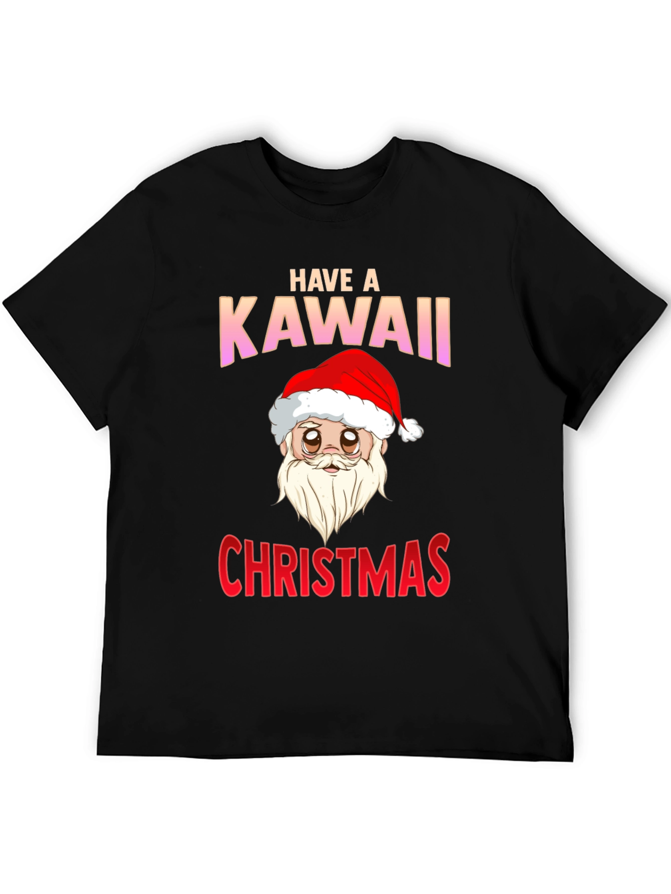 Have a Kawaii Christmas T-Shirt - Santa Graphic Tee