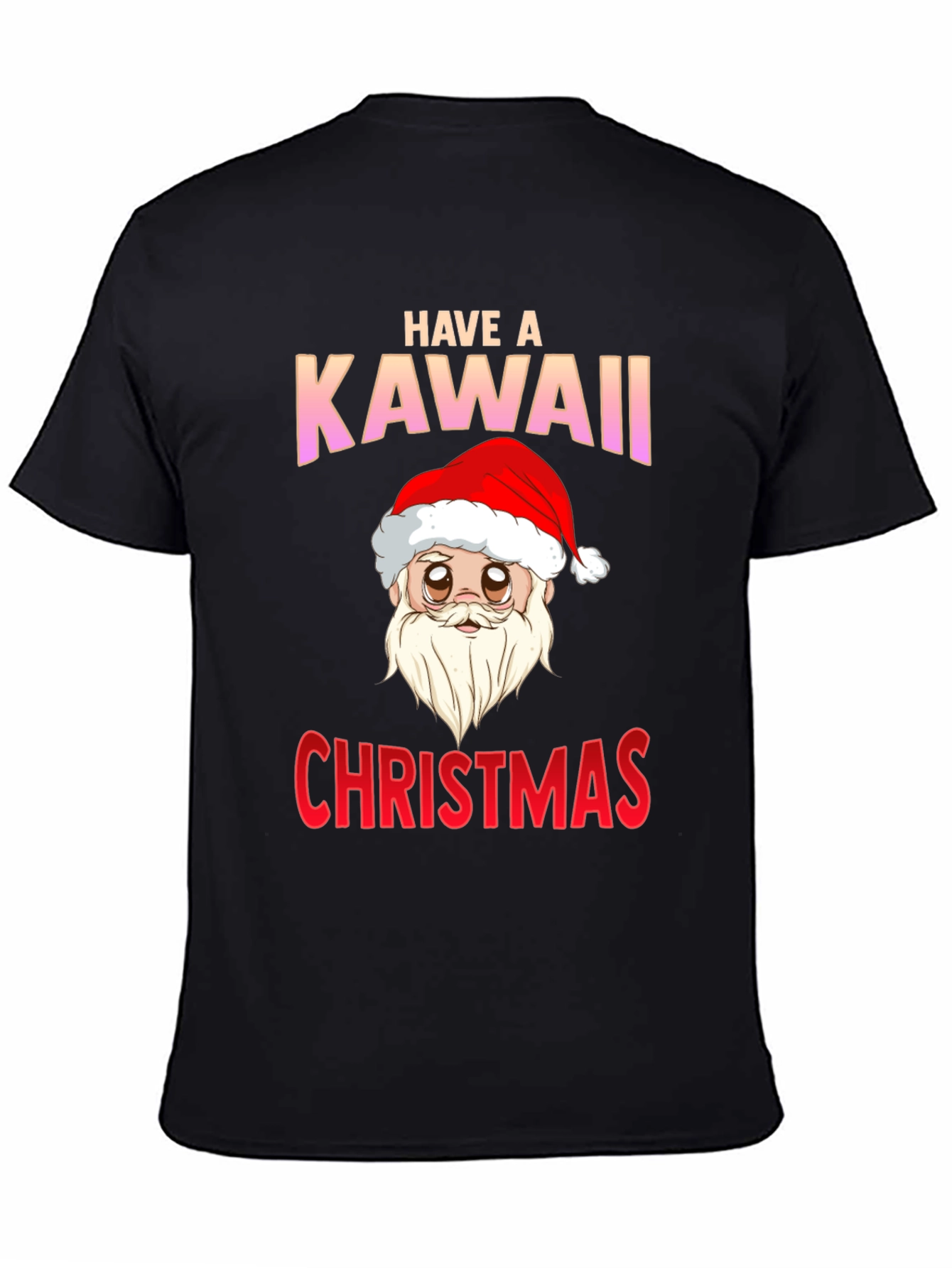 Have a Kawaii Christmas T-Shirt - Santa Graphic Tee