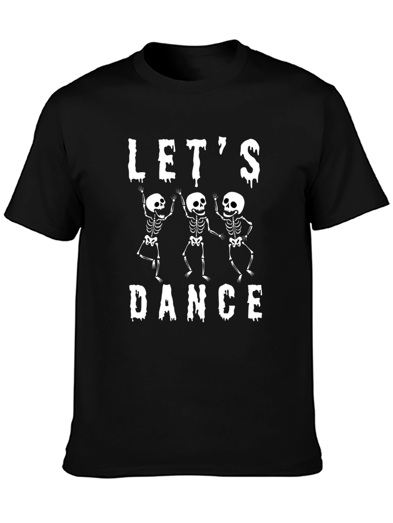 Lets Dance Skeleton Graphic T-Shirt