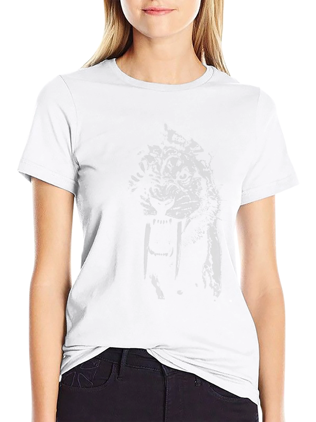 Black Tiger Graphic Tee - Mens Fashion