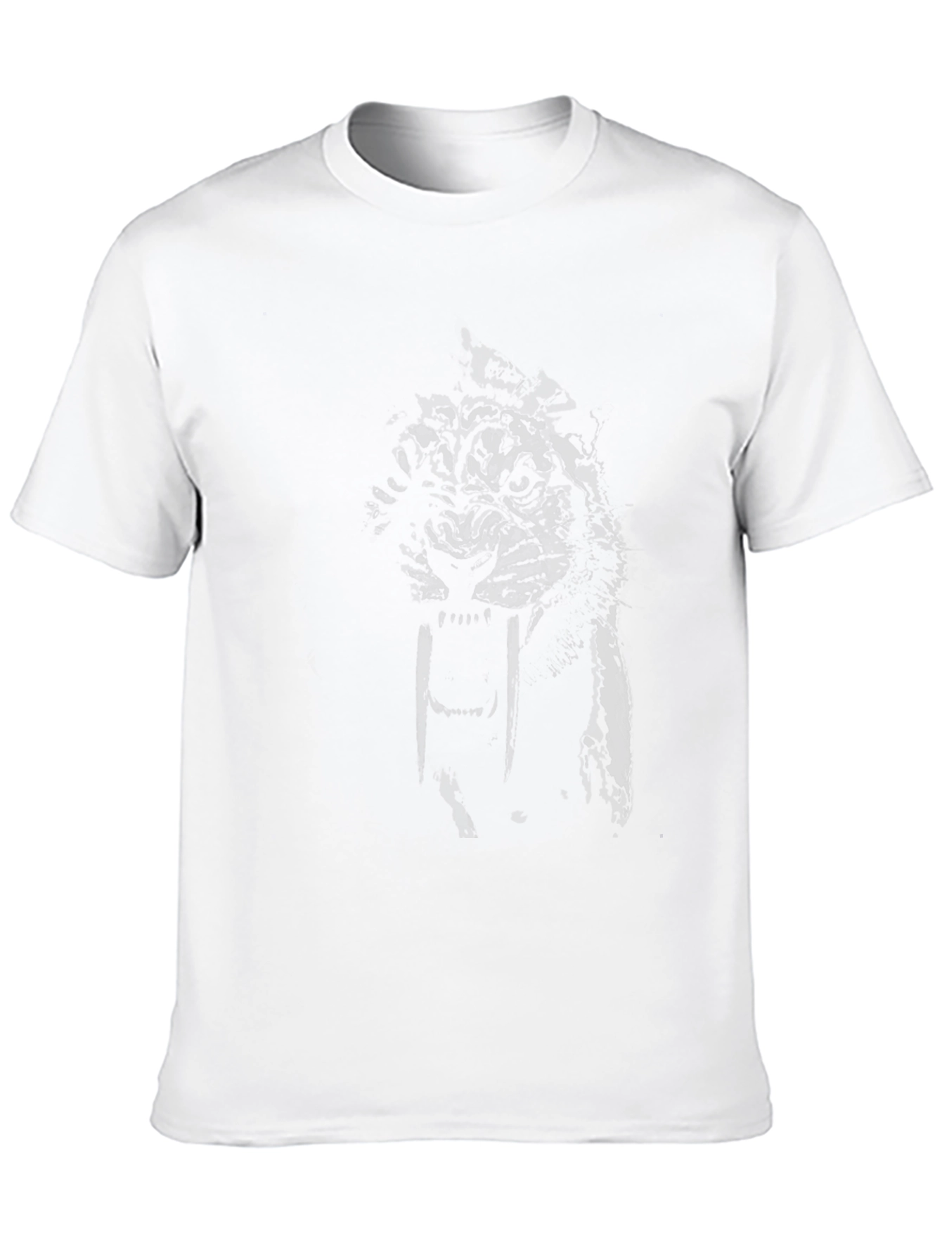 Black Tiger Graphic Tee - Mens Fashion