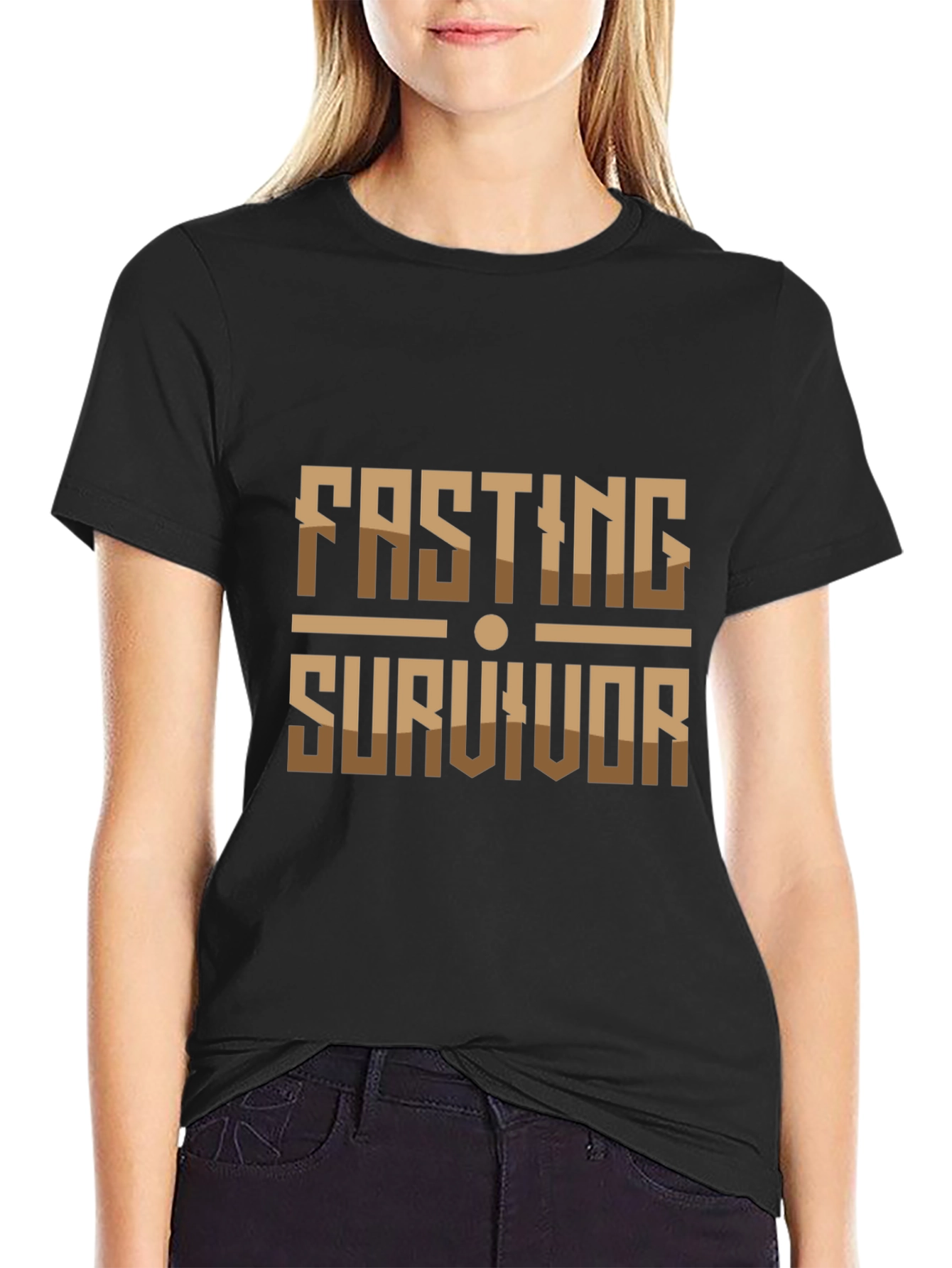 Fasting Survivor Graphic Tee - Stylish & Motivational