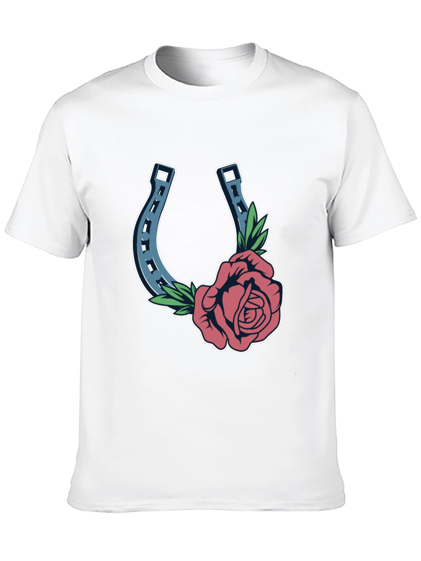 Rose and Horseshoe Graphic Tee
