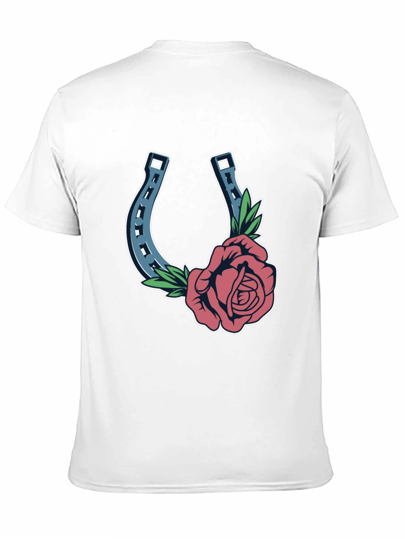 Rose and Horseshoe Graphic Tee