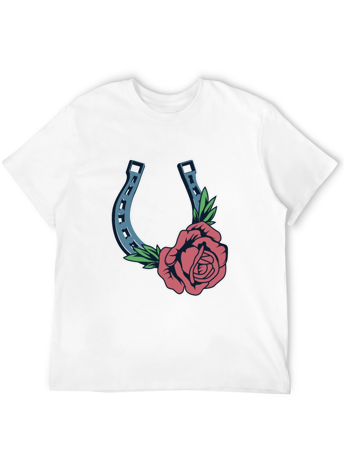 Rose and Horseshoe Graphic Tee