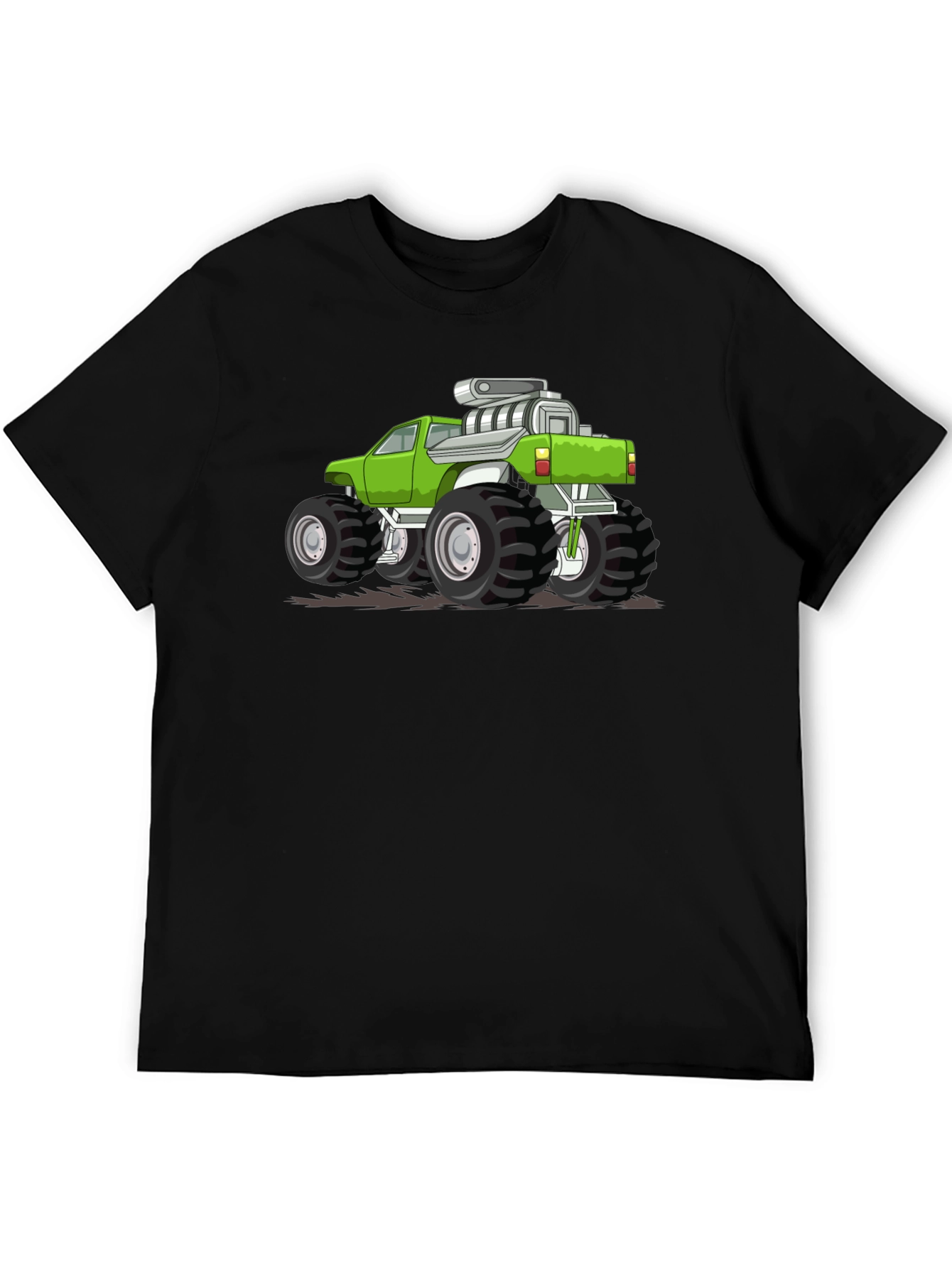 Monster Truck Graphic Tee - Black