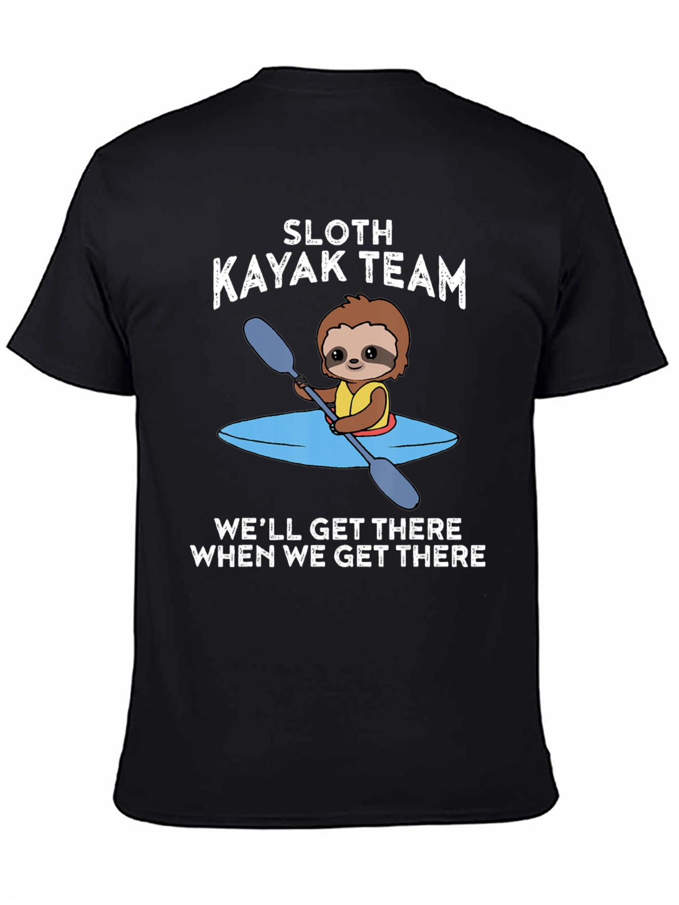 Sloth Kayak Team T-Shirt - Funny and Unique