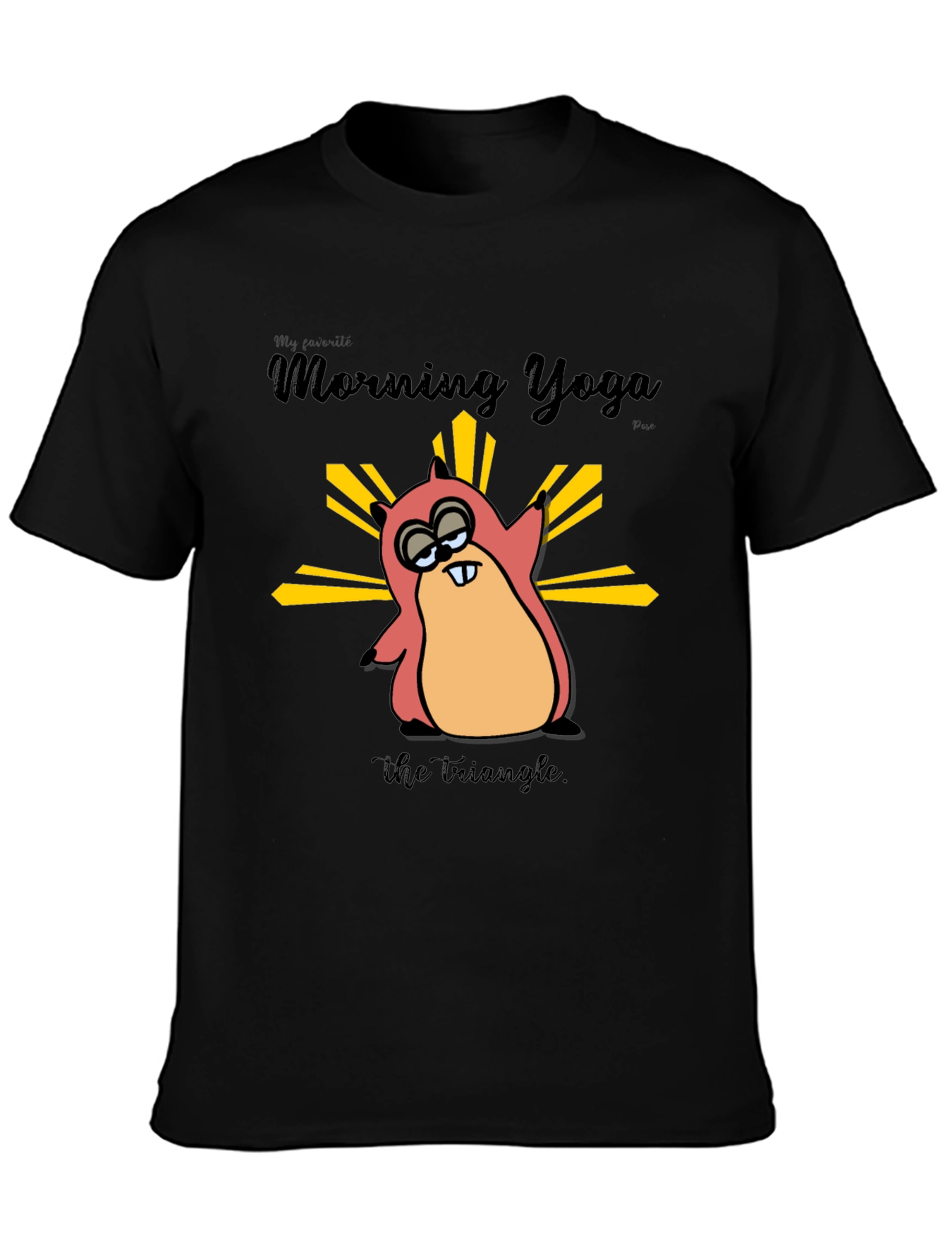 Morning Yoga Triangle T-Shirt