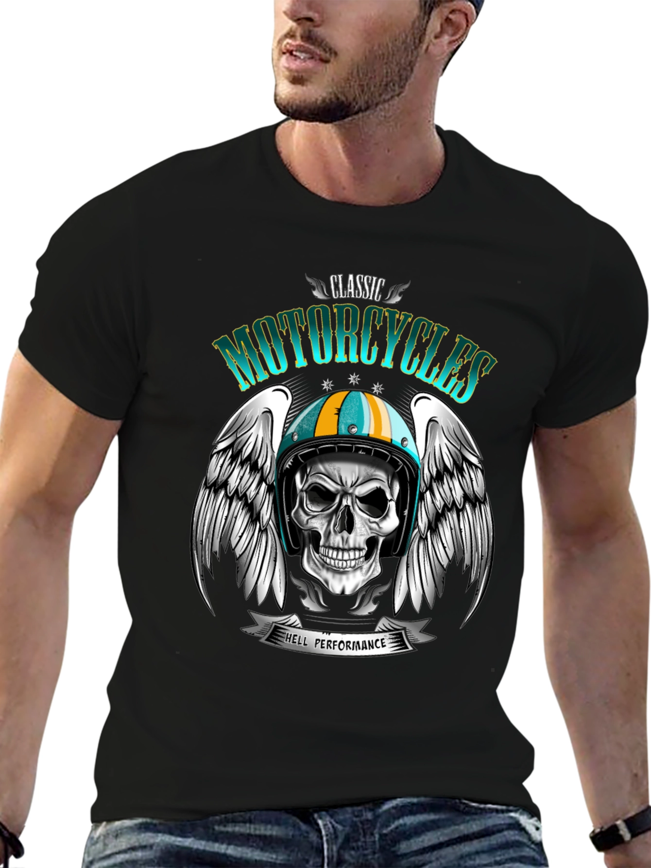 Classic Motorcycles Skull Tee