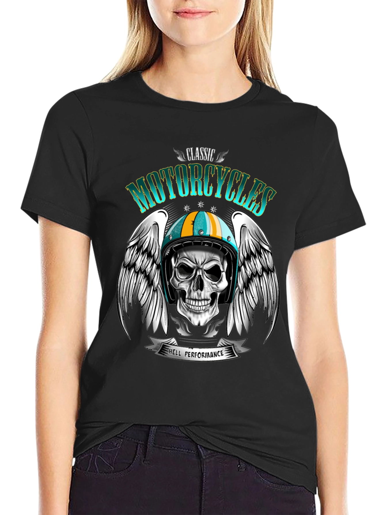 Classic Motorcycles Skull Tee