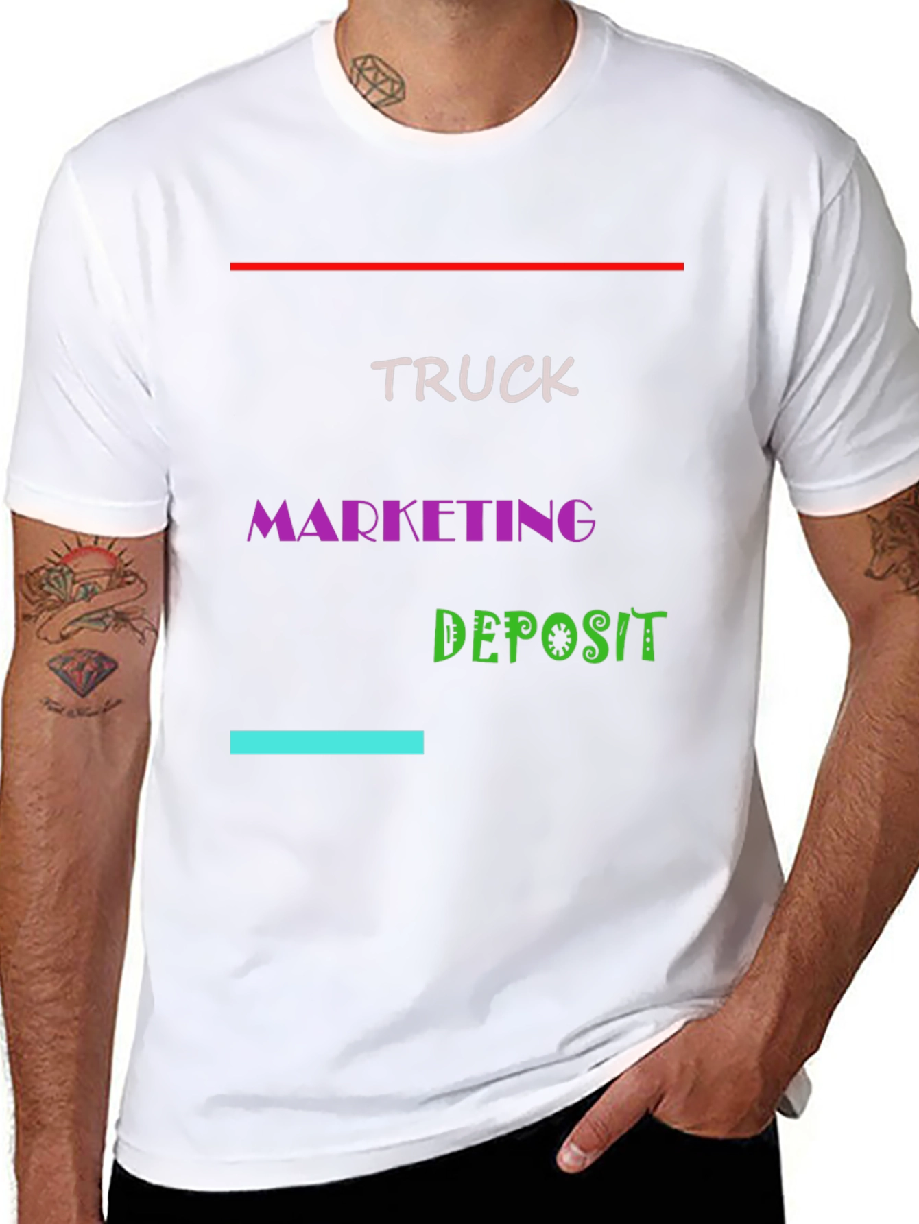 Truck Marketing Deposit T-Shirt