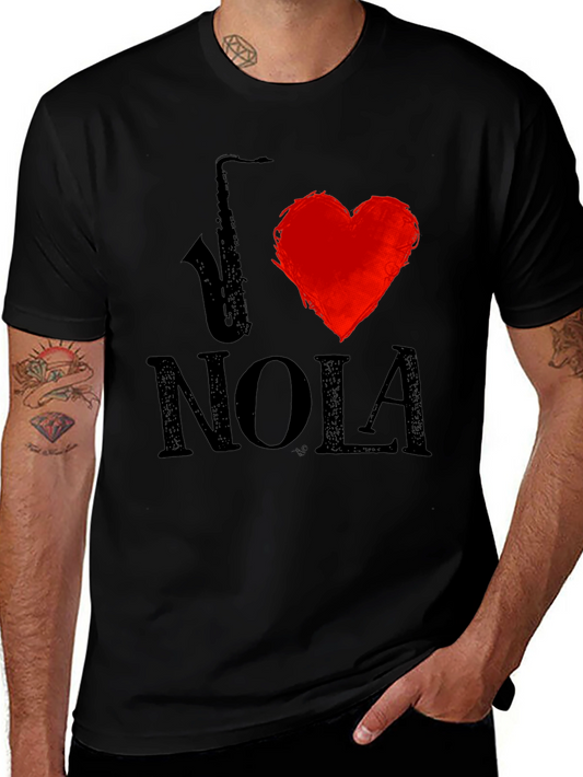 I Saxophone Heart NOLA T-Shirt - New Orleans Tee