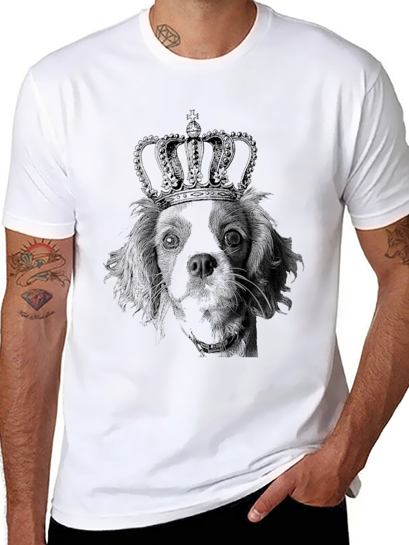 Dog King T-Shirt - Royal Pet Tee