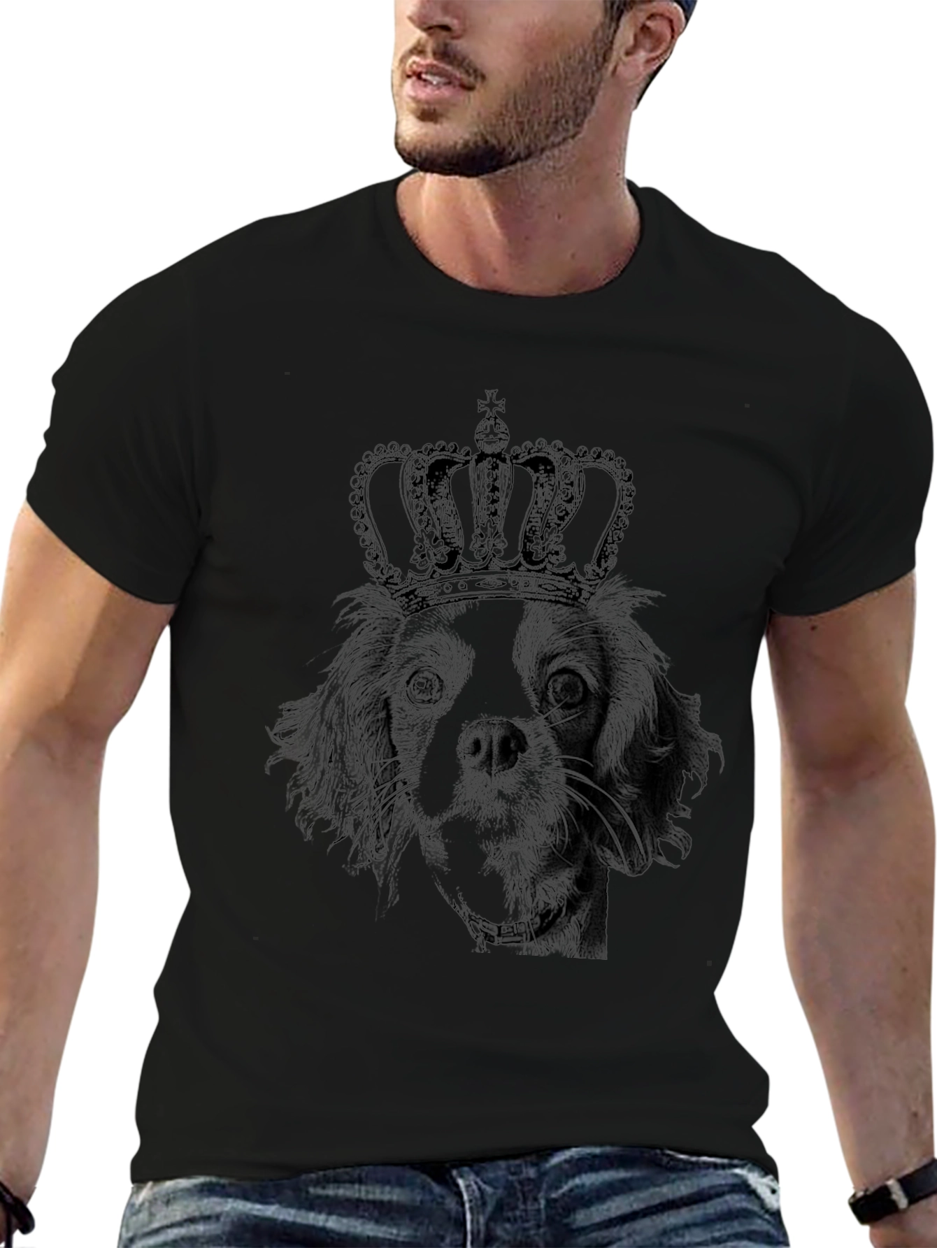 Dog King T-Shirt - Royal Pet Tee