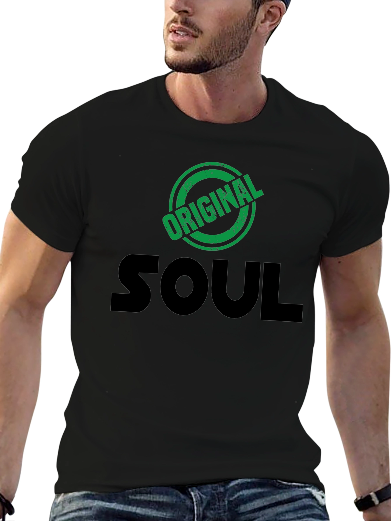 Original Soul Graphic T-Shirt - Black