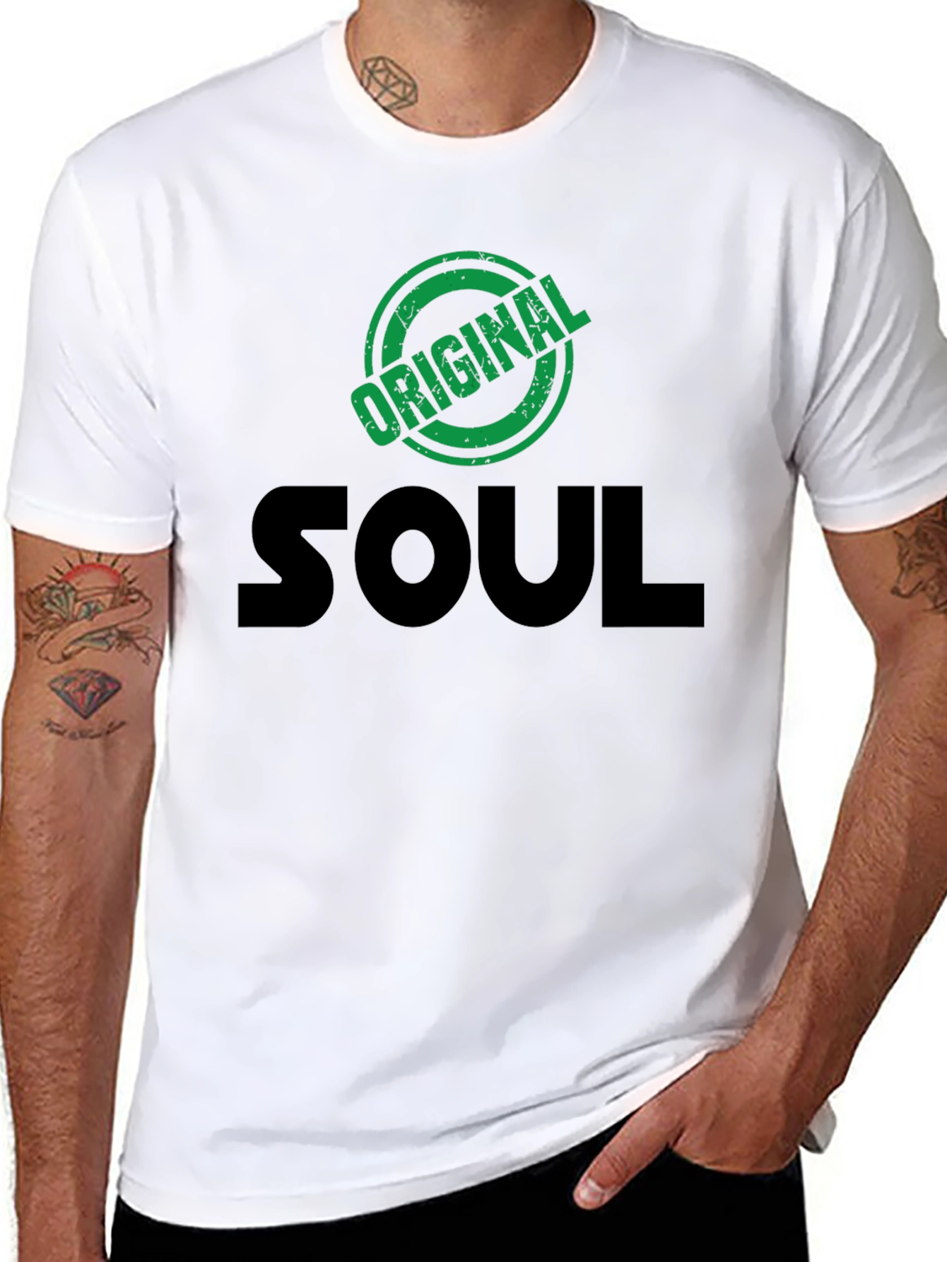 Original Soul Graphic T-Shirt - Black