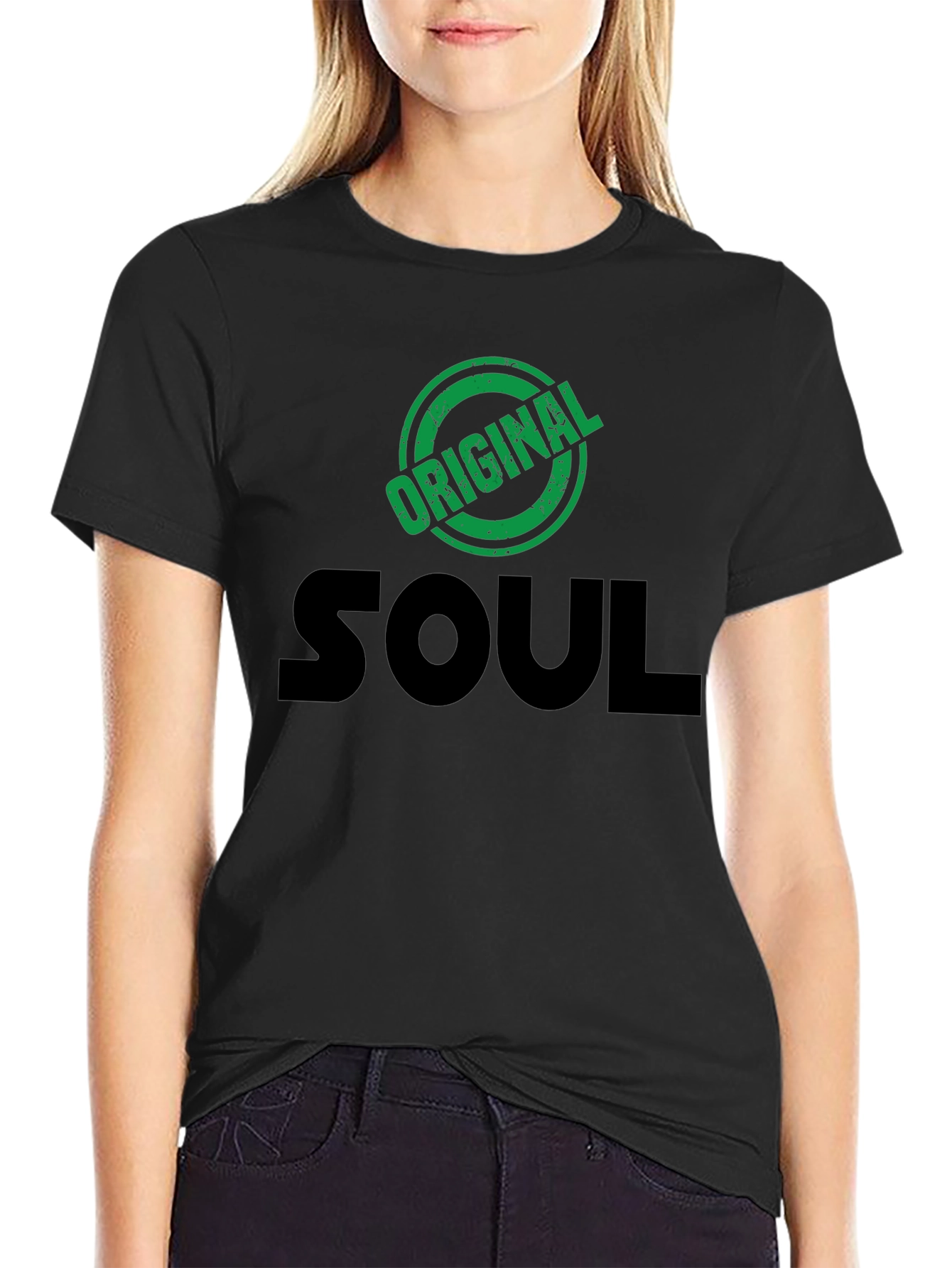 Original Soul Graphic T-Shirt - Black