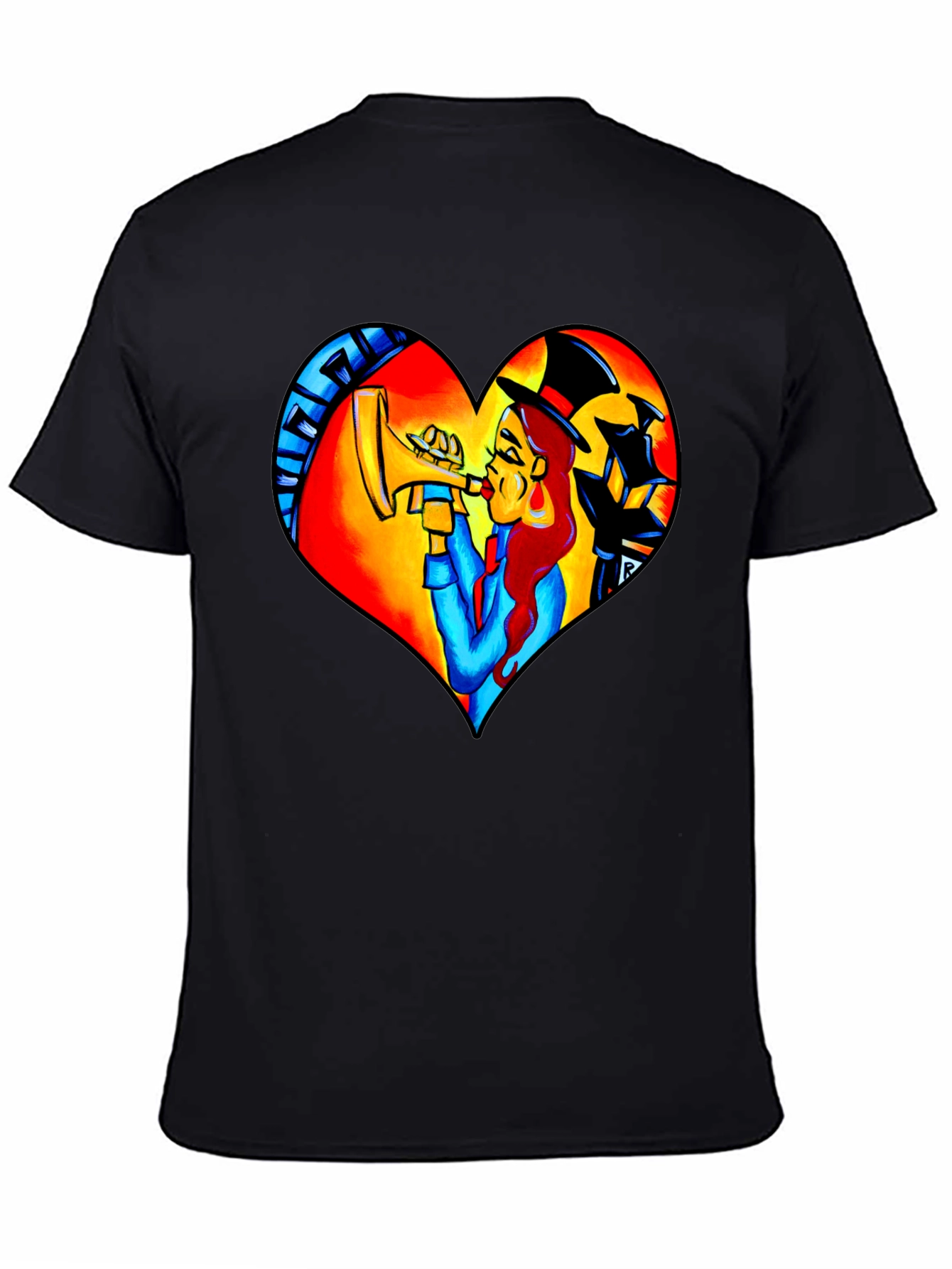 Jazz Lover Heart Graphic Tee