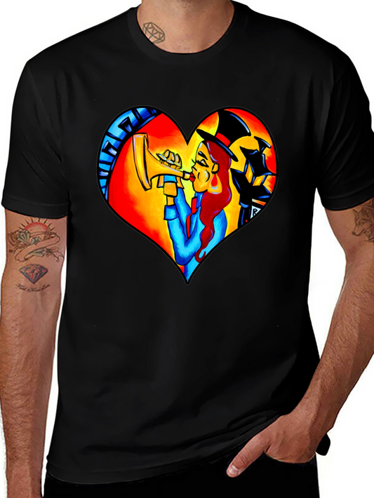 Jazz Lover Heart Graphic Tee