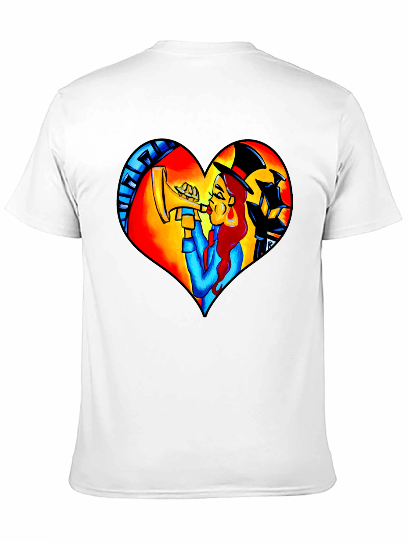 Jazz Lover Heart Graphic Tee