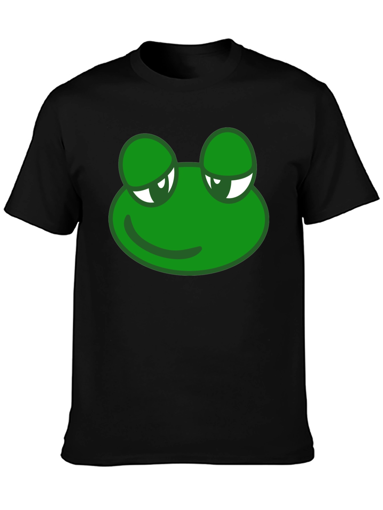 Cool Frog Graphic T-Shirt - Black