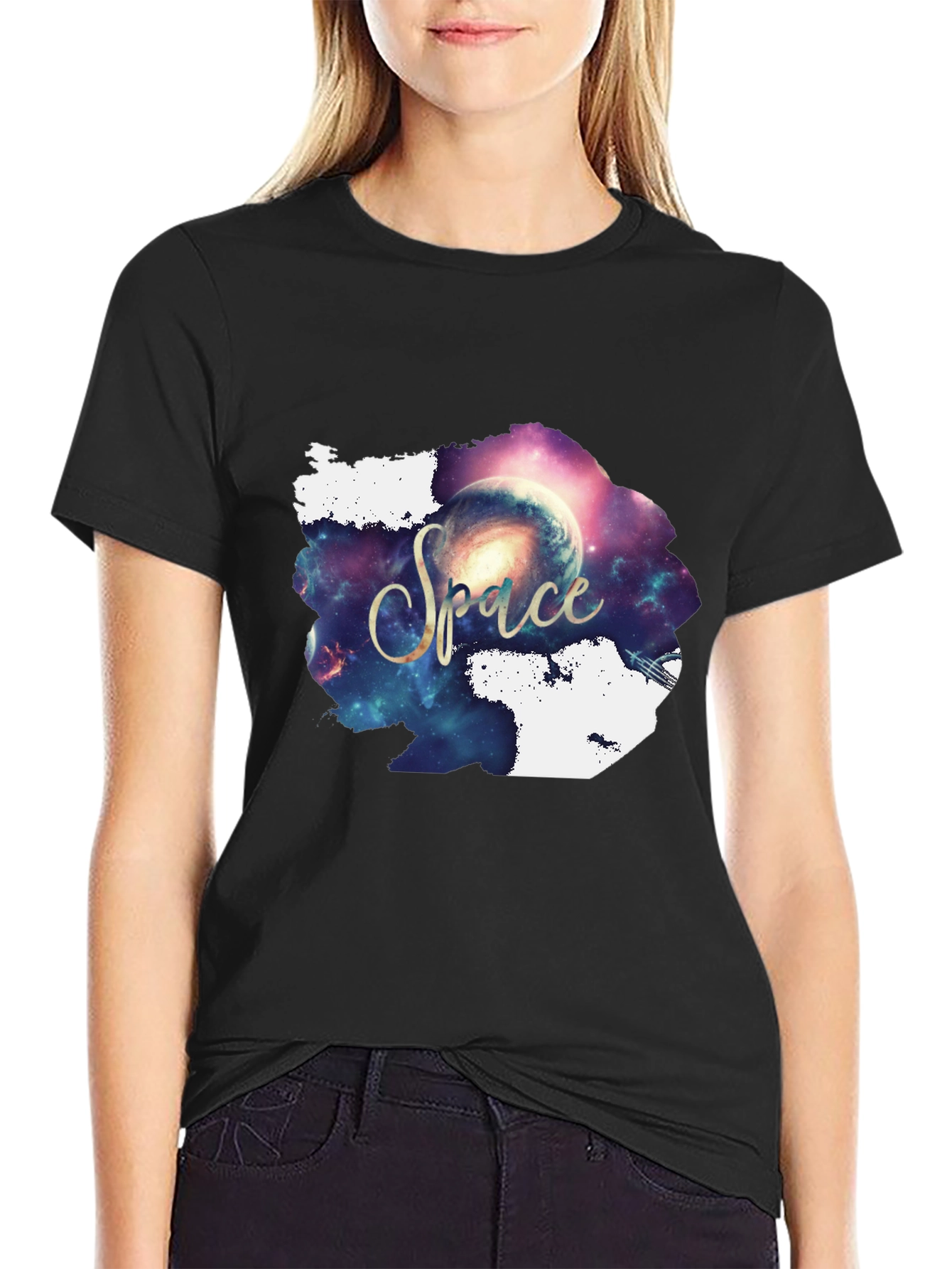 Space Galaxy Graphic T-Shirt