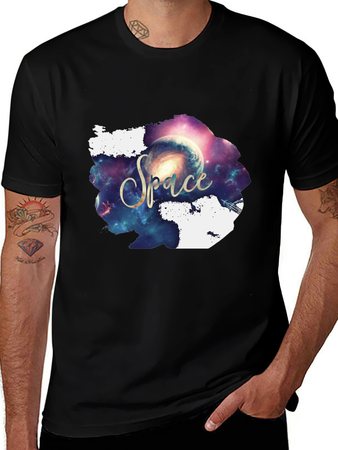 Space Galaxy Graphic T-Shirt