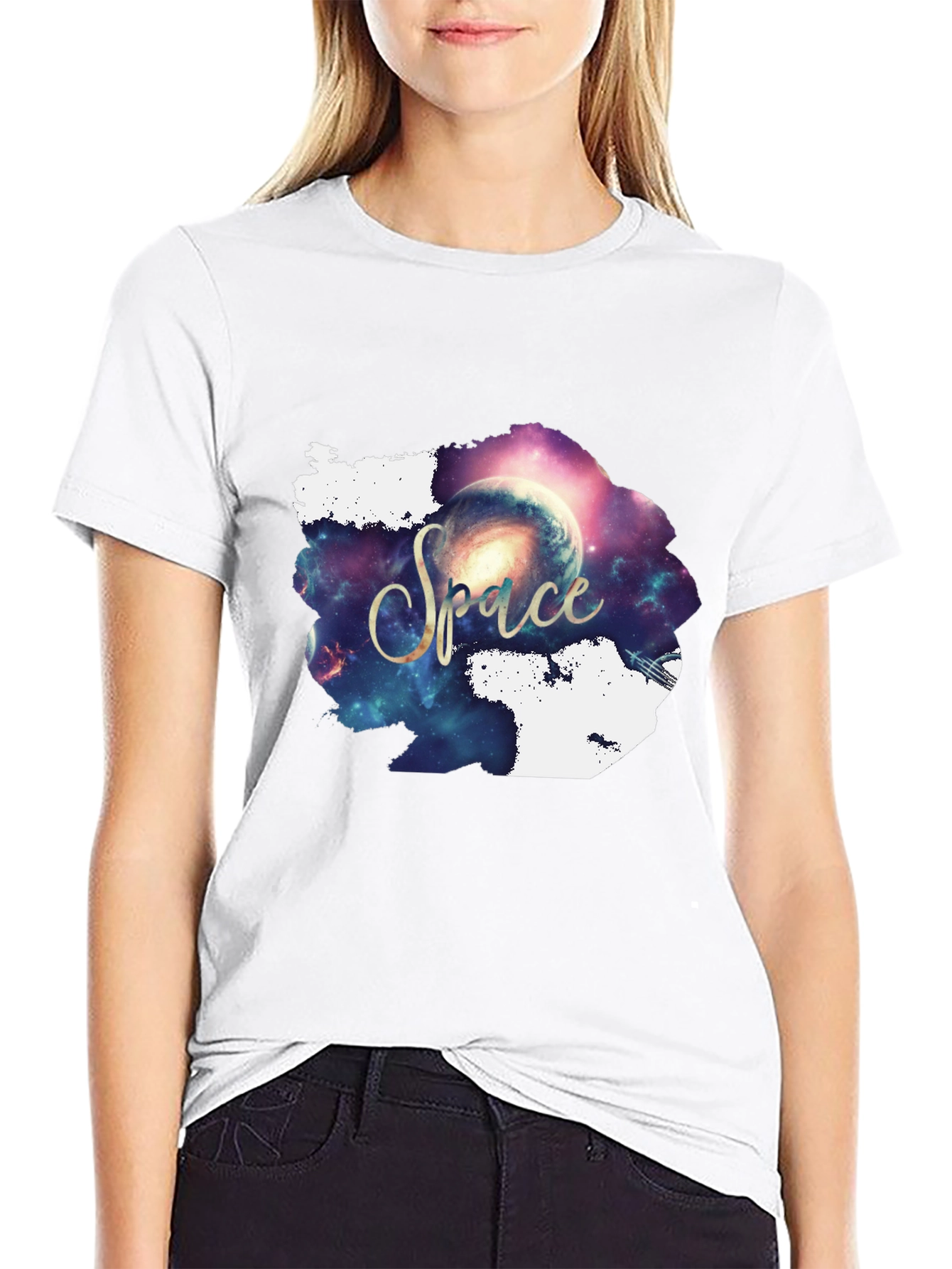 Space Galaxy Graphic T-Shirt