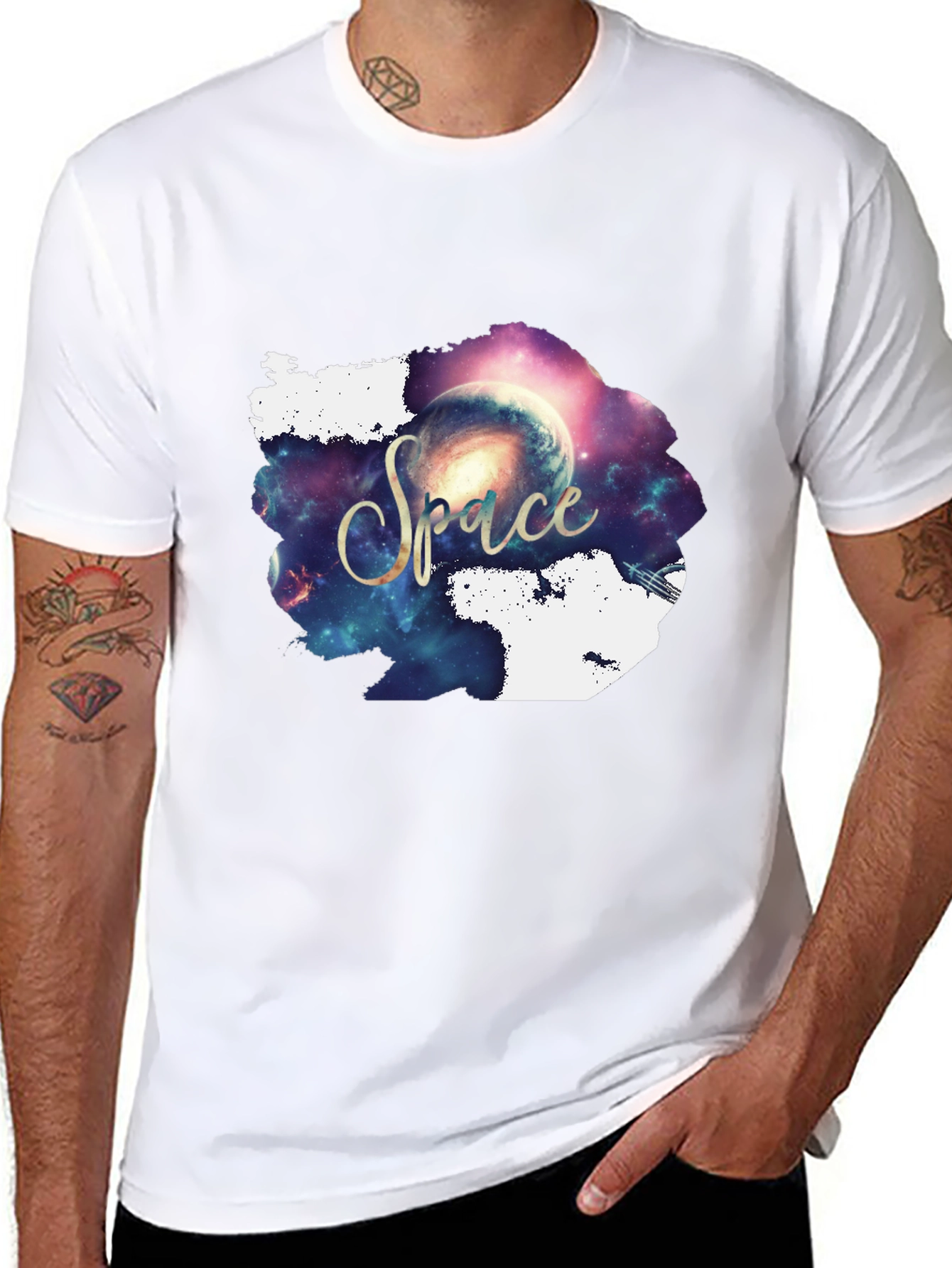 Space Galaxy Graphic T-Shirt