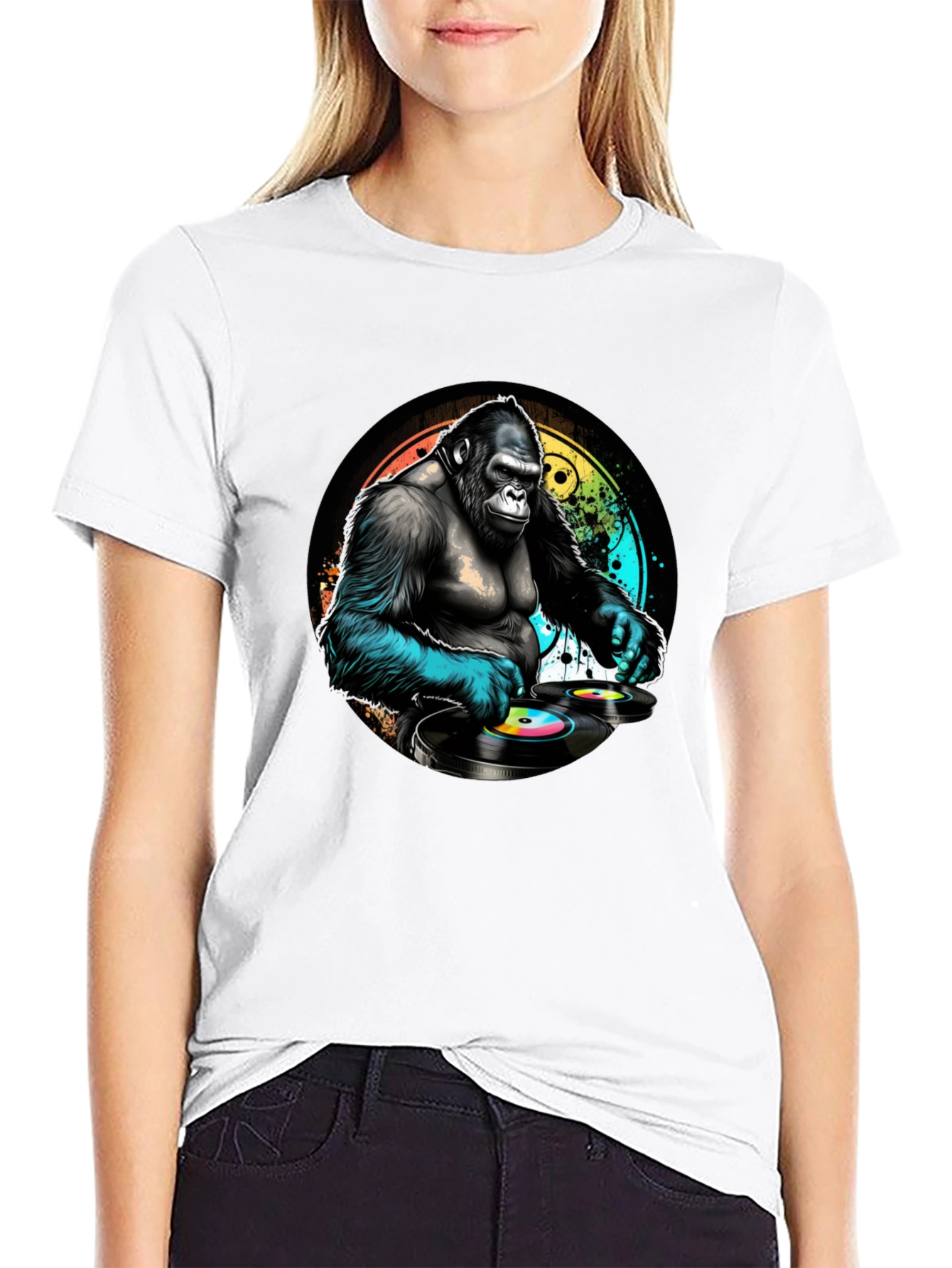 DJ Gorilla Graphic Tee - Black