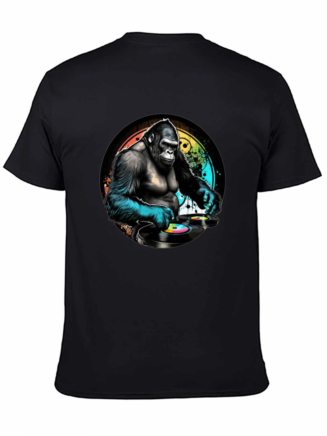 DJ Gorilla Graphic Tee - Black