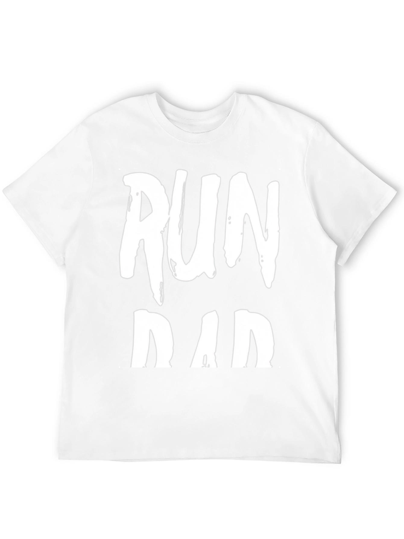 Run Dad Black Graphic T-Shirt